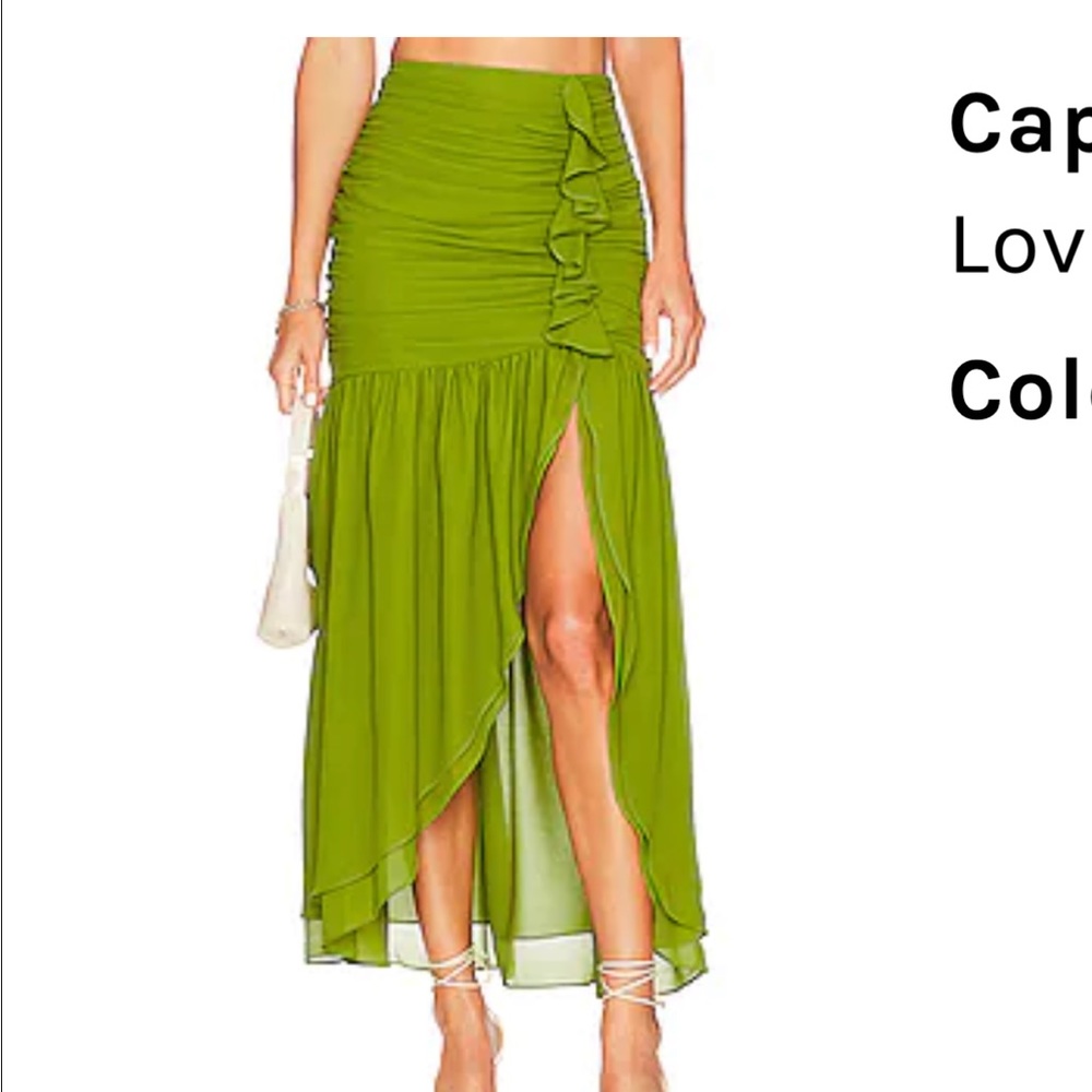 *host pick* Revolve - Lovers & friends midi skirt ruffled
